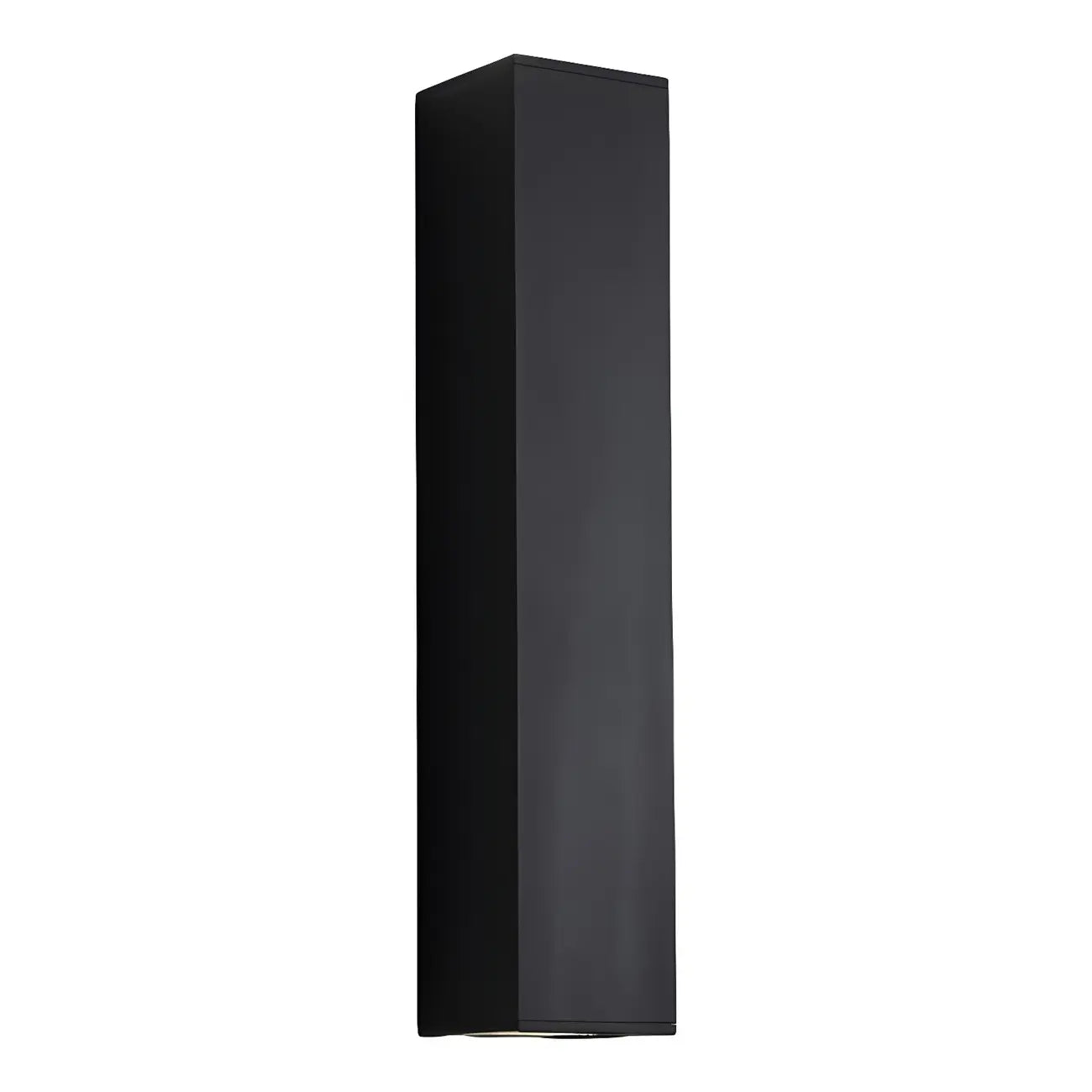 Black Modern Up & Down 2-Light Wall Sconce for Indoor