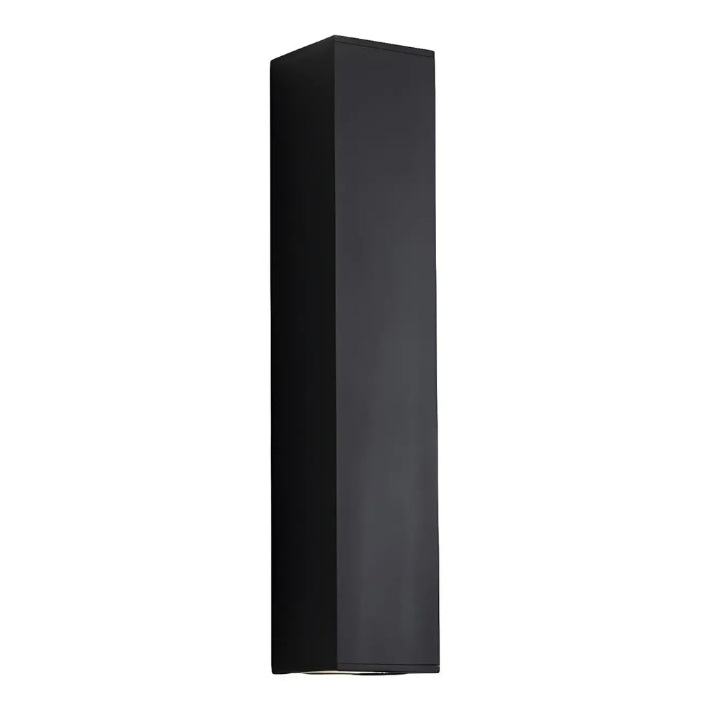 Black Modern Up & Down 2-Light Wall Sconce for Indoor