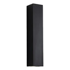 Black Modern Up & Down 2-Light Wall Sconce for Indoor