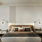 Dimmable Touch Swing Arm Wall Light for Bedside Reading