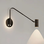Dimmable Touch Swing Arm Wall Light for Bedside Reading