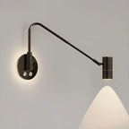 Dimmable Touch Swing Arm Wall Light for Bedside Reading