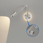 Dimmable Touch Swing Arm Wall Light for Bedside Reading