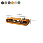 Decorative Short Oval Pine Wood Storage Entryway Bench