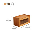 Wooden Tabletop Glass Display Cabinet for Kitchen Decor