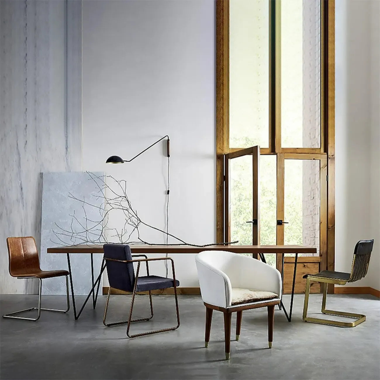 10 Modern Bowl Swing Arm Wall Light Fixture for Bedroom