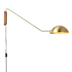 10 Modern Bowl Swing Arm Wall Light Fixture for Bedroom