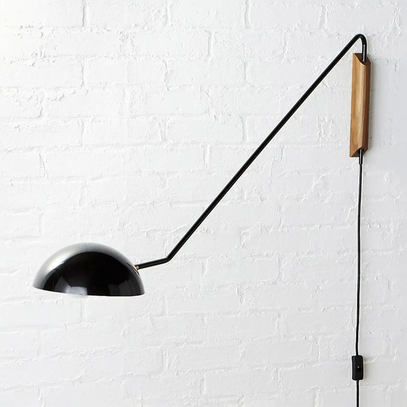 10 Modern Bowl Swing Arm Wall Light Fixture for Bedroom