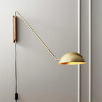10 Modern Bowl Swing Arm Wall Light Fixture for Bedroom