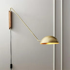 10 Modern Bowl Swing Arm Wall Light Fixture for Bedroom