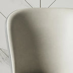 Sleek Gold Legs Faux Leather Upholstered Dining Chair