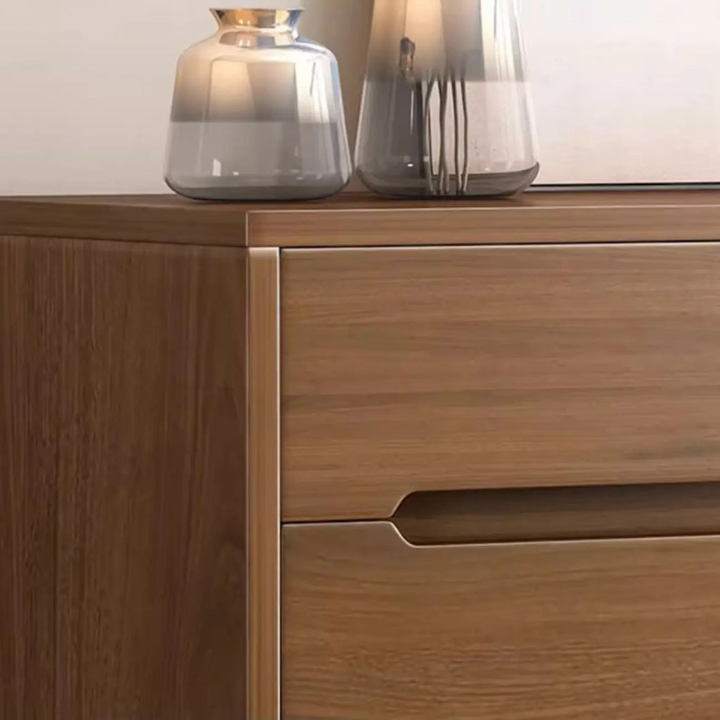 Entryway Adjustable Wooden Shoe Storage Cabinet with Doors