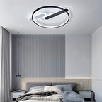 3-Light Circle Flush Mount Ceiling Light with Remote Control