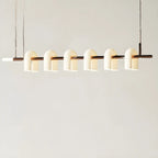 6-Light Modern Geometric LED Island Pendant Light for Kitchen