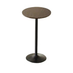 Minimalist Wood Metal Round Bar Tables