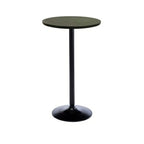 Minimalist Wood Metal Round Bar Tables