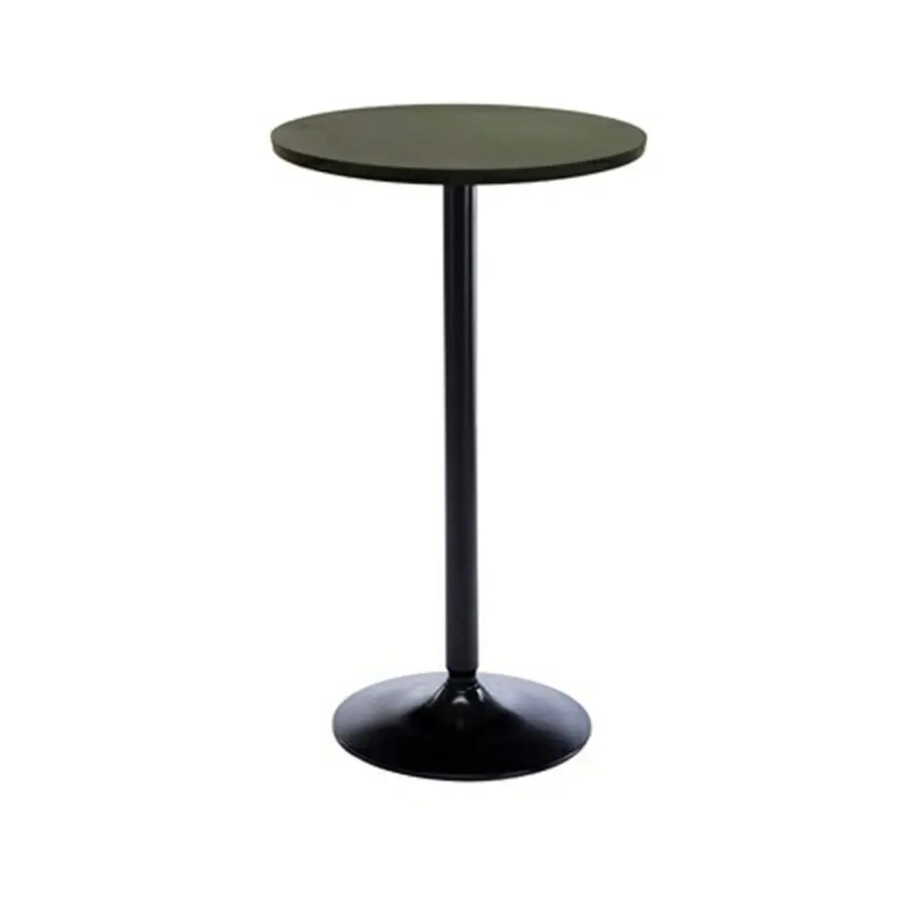 Minimalist Wood Metal Round Bar Tables