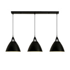 Modern Black Metal Adjustable Kitchen Island Pendant Light