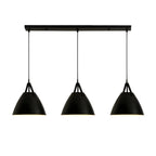 Modern Black Metal Adjustable Kitchen Island Pendant Light