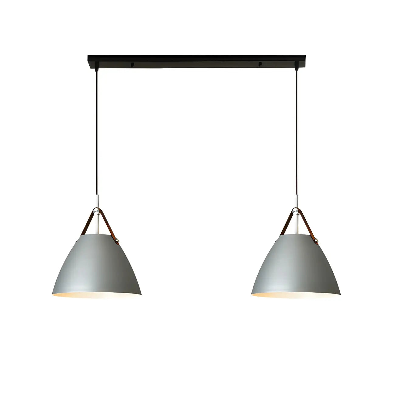 Modern Black Metal Adjustable Kitchen Island Pendant Light