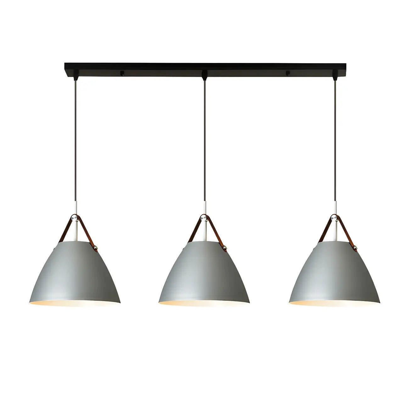Modern Black Metal Adjustable Kitchen Island Pendant Light