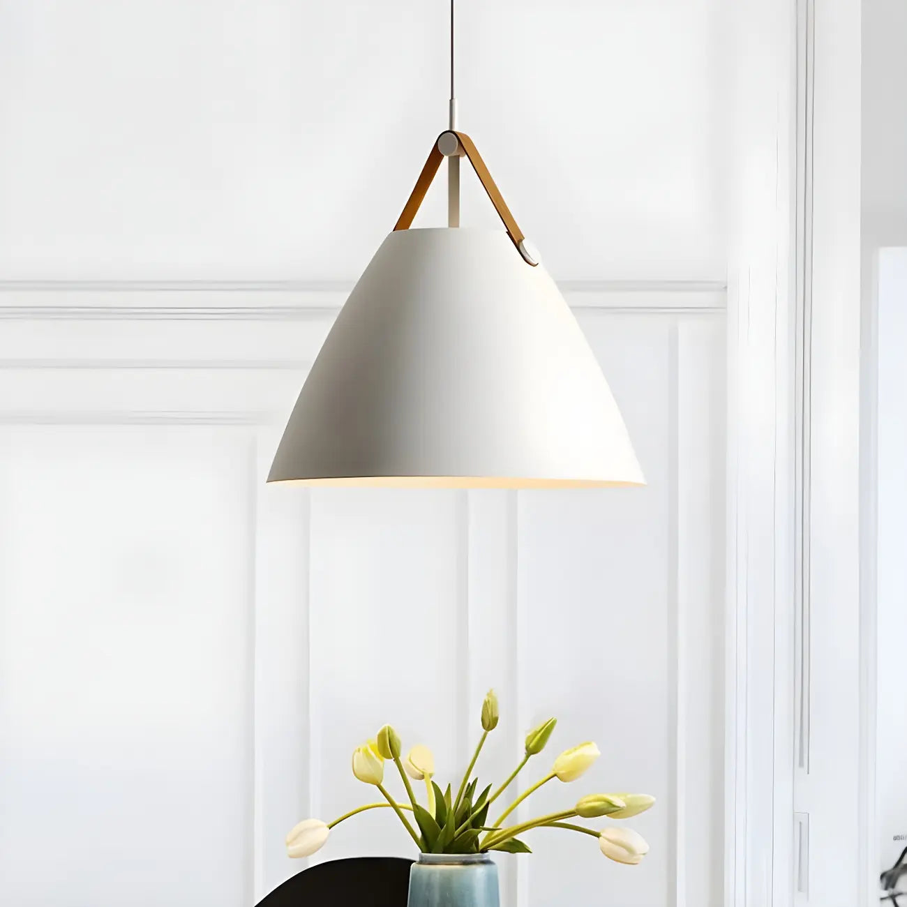 Modern Black Metal Adjustable Kitchen Island Pendant Light