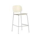 Modern Metal Counter Height Acrylic Bar Stools