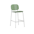 Modern Metal Counter Height Acrylic Bar Stools