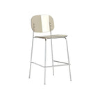 Modern Metal Counter Height Acrylic Bar Stools