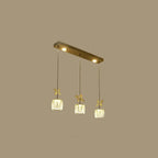 Elegant Modern Crystal Island Pendant Light for Kitchen