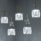 Elegant Modern Crystal Island Pendant Light for Kitchen
