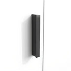 Modern Grey Shoe Storage Cabinet Rectangular Adjustable Shelves
