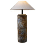 Modern Rustic Ceramic Table Lamp with Rocker Switch