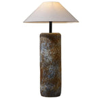 Modern Rustic Ceramic Table Lamp with Rocker Switch