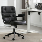 Modern Leather Adjustable Ergonomic Tilt Office Chair