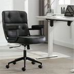 Modern Leather Adjustable Ergonomic Tilt Office Chair
