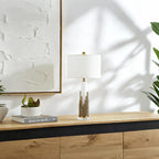 Modern Alabaster Stone LED Table Lamp for Living Room