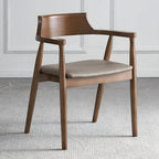 Mid Century Solid Wood Dining Chair Set of 2