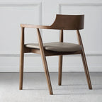 Mid Century Solid Wood Dining Chair Set of 2