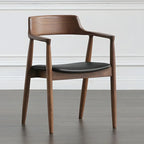 Mid Century Solid Wood Dining Chair Set of 2