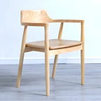 Mid Century Solid Wood Dining Chair Set of 2
