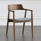 Mid Century Solid Wood Dining Chair Set of 2