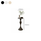 Durable Small Metal Round Pedestal End Table for Living Room