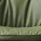 Gold Base Tufted Leather Adjustable Office Chair