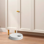 Cream Solid Wood Shoe Cabinet for Entryway with Doors