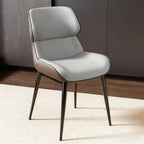 Modern Faux Leather Wingback Dining Chair Set of 2