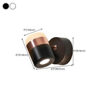 Modern 2-Light Cylinder Adjustable Wall Sconce