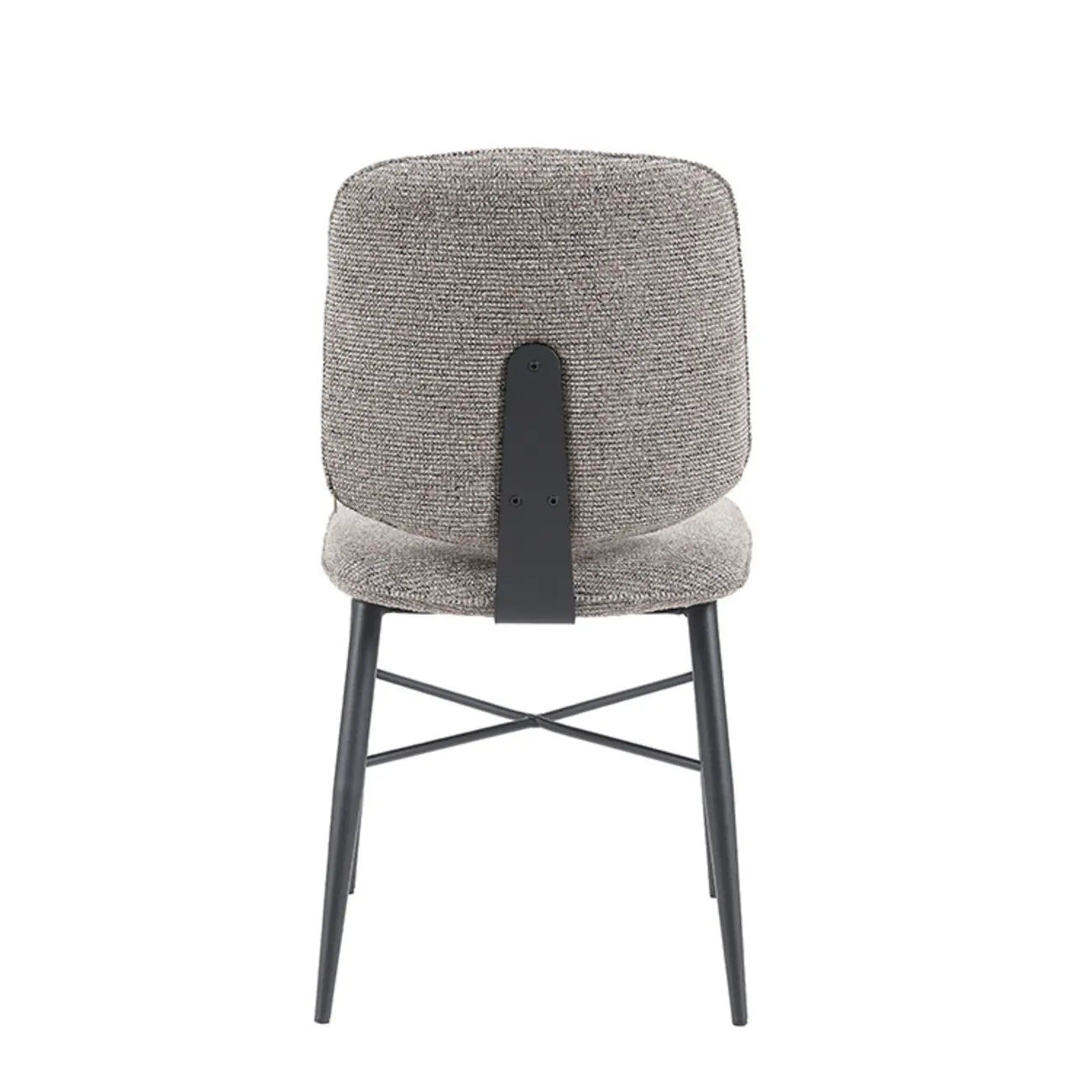 Nordic Upholstered Armless Solid Wood Dining Chairs