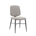 Nordic Upholstered Armless Solid Wood Dining Chairs