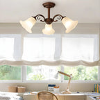 Elegant Bell Semi Flush LED Ceiling Light for Living Room